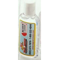 1 Oz. Clear Gel Hand Sanitizer In Oval Bottle